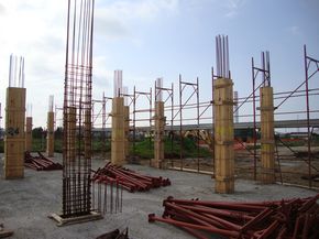 Avanzamento lavori costruzione Villaggio Famiglie